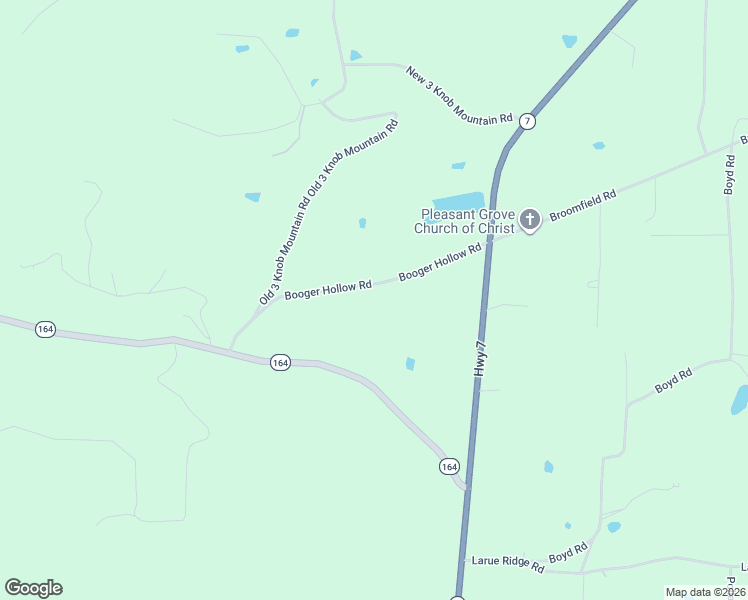 map of restaurants, bars, coffee shops, grocery stores, and more near 131 Booger Hollow Road in Dover