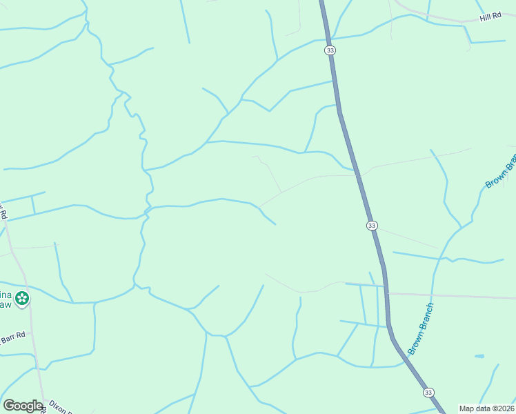 map of restaurants, bars, coffee shops, grocery stores, and more near 100 Warren Chapel Church Road in Chocowinity