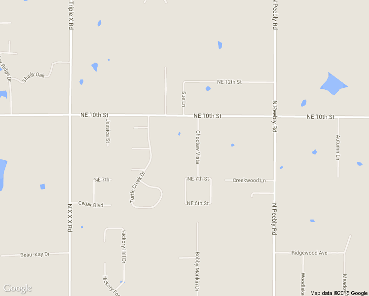map of restaurants, bars, coffee shops, grocery stores, and more near 931 Choctaw Vista in Choctaw