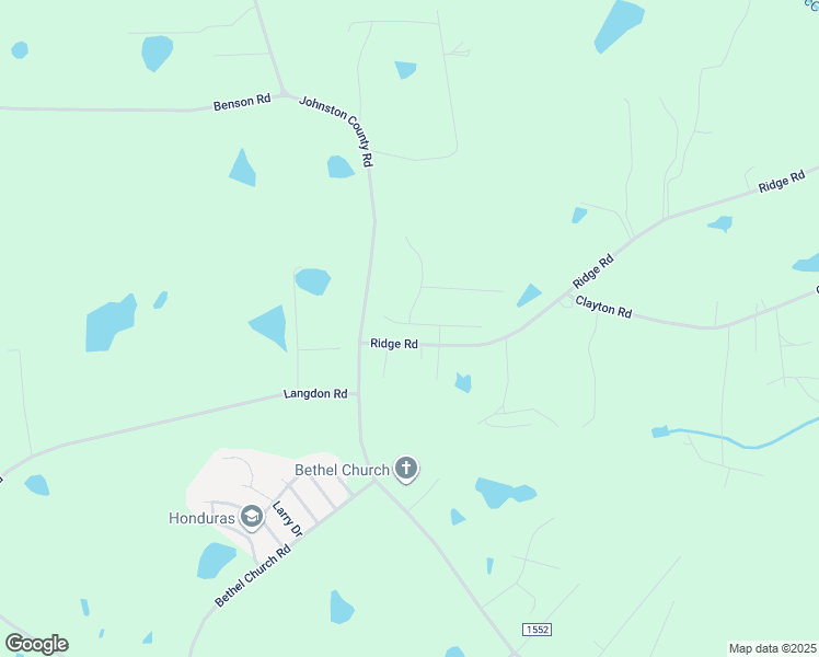 map of restaurants, bars, coffee shops, grocery stores, and more near 67 West Sand Luggs Court in Angier