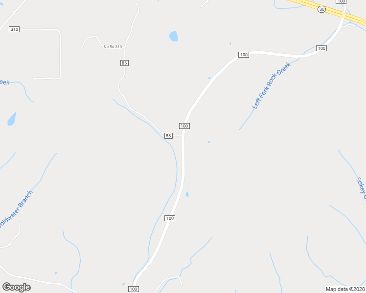 map of restaurants, bars, coffee shops, grocery stores, and more near 425 County Road 100 in Decatur