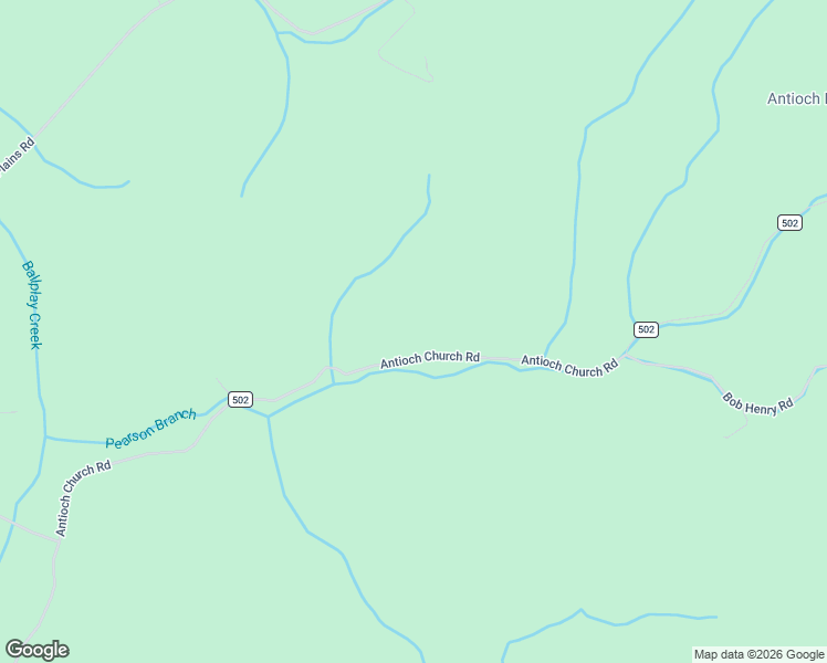 map of restaurants, bars, coffee shops, grocery stores, and more near 261 Antioch Church Road in Vonore