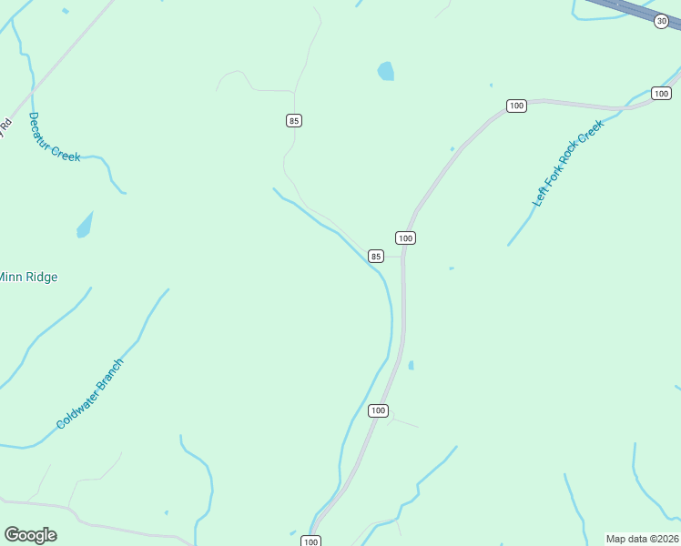 map of restaurants, bars, coffee shops, grocery stores, and more near 115 County Road 85 in Decatur