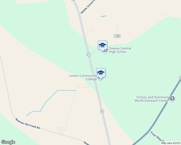 map of restaurants, bars, coffee shops, grocery stores, and more near 923 North Carolina 91 in Snow Hill