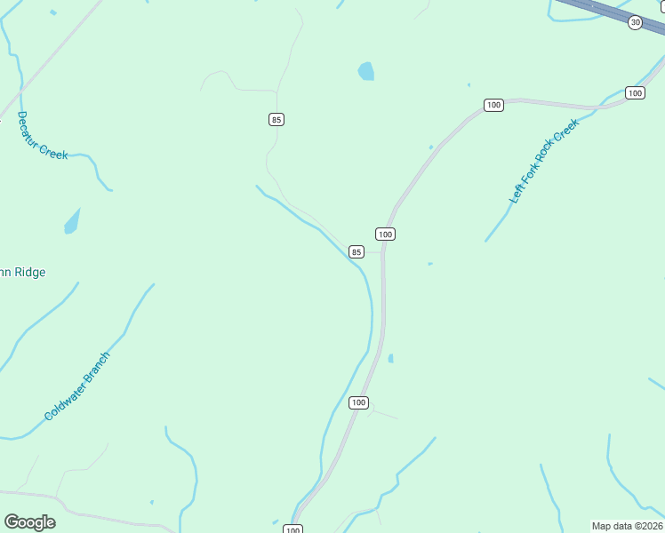 map of restaurants, bars, coffee shops, grocery stores, and more near 115 County Road 85 in Decatur