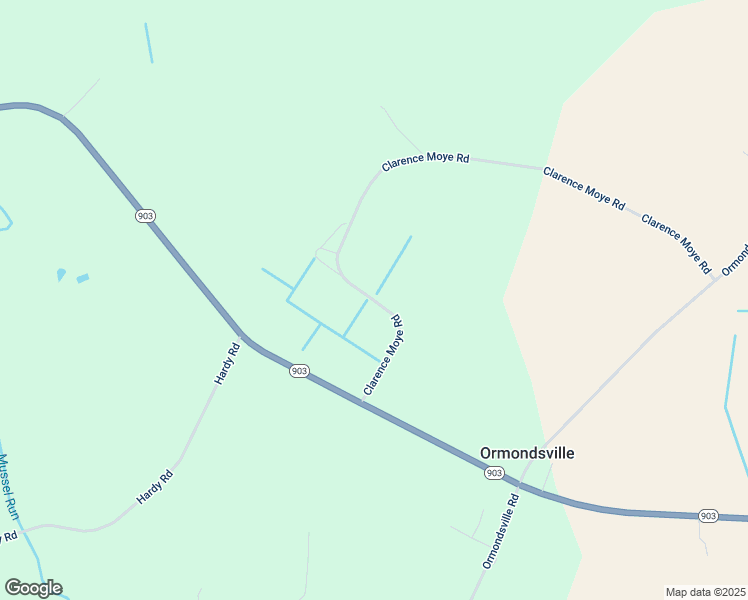 map of restaurants, bars, coffee shops, grocery stores, and more near Clarence Moye Road in Snow Hill