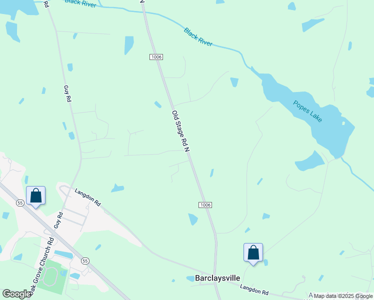 map of restaurants, bars, coffee shops, grocery stores, and more near 195 Oxford Woods Drive in Angier