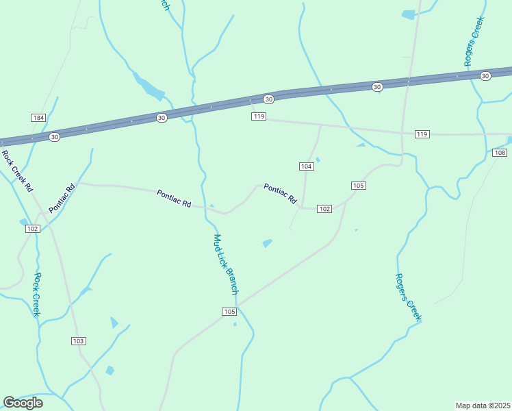 map of restaurants, bars, coffee shops, grocery stores, and more near 163 County Road 102 in Athens