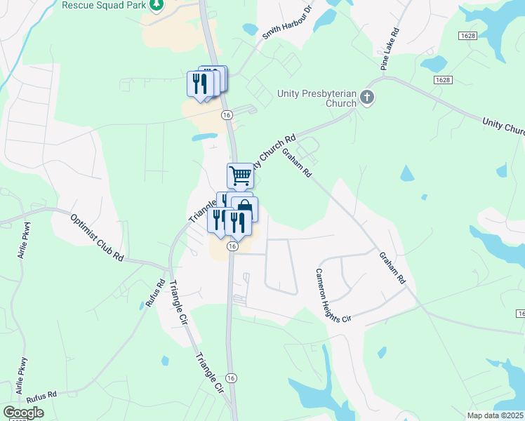 map of restaurants, bars, coffee shops, grocery stores, and more near 2109 Rock Springs Circle in Denver