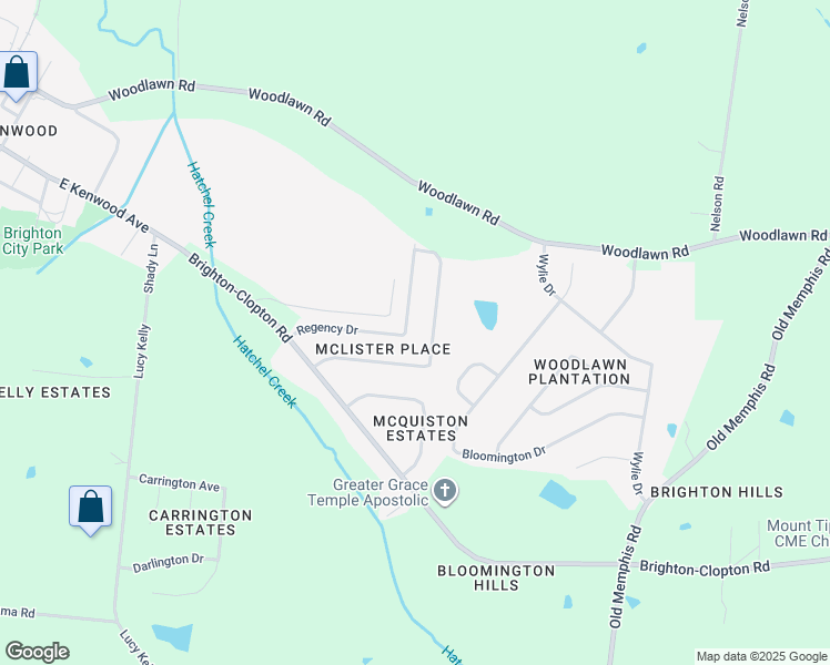 map of restaurants, bars, coffee shops, grocery stores, and more near 273 Regency Drive in Brighton