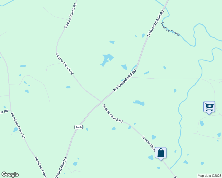 map of restaurants, bars, coffee shops, grocery stores, and more near 1800 North Howard Mill Road in Robbins