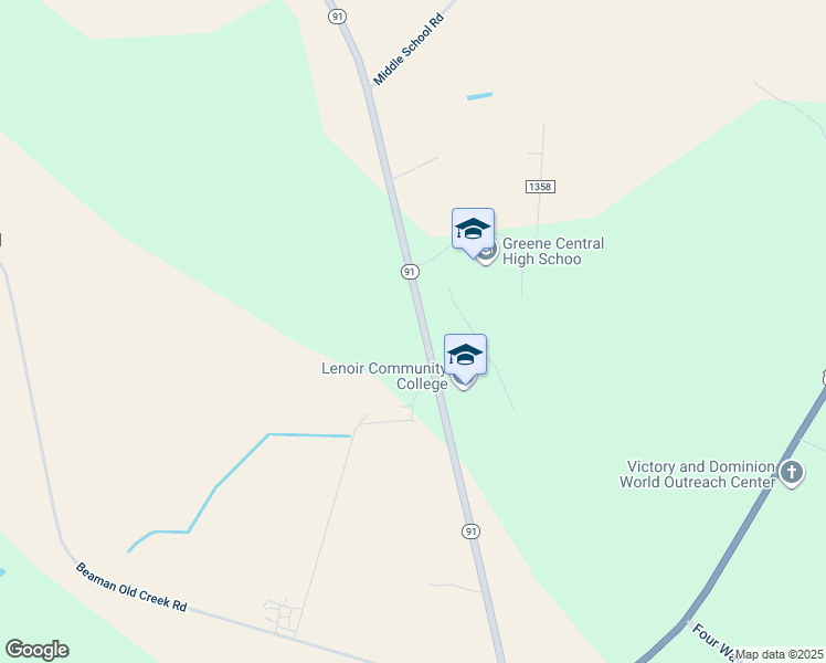 map of restaurants, bars, coffee shops, grocery stores, and more near 973 North Carolina 91 in Snow Hill