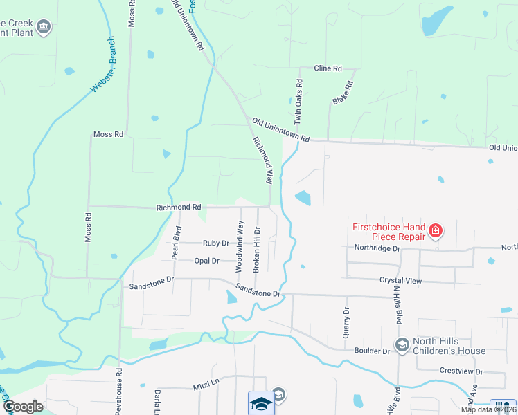 map of restaurants, bars, coffee shops, grocery stores, and more near 856 County Road 206 in Van Buren