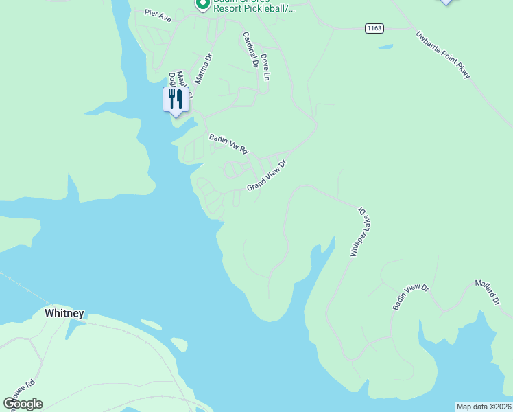 map of restaurants, bars, coffee shops, grocery stores, and more near 122 Deerfield Drive in New London