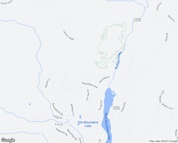 map of restaurants, bars, coffee shops, grocery stores, and more near 165 Jergenson Lane in Lake Lure