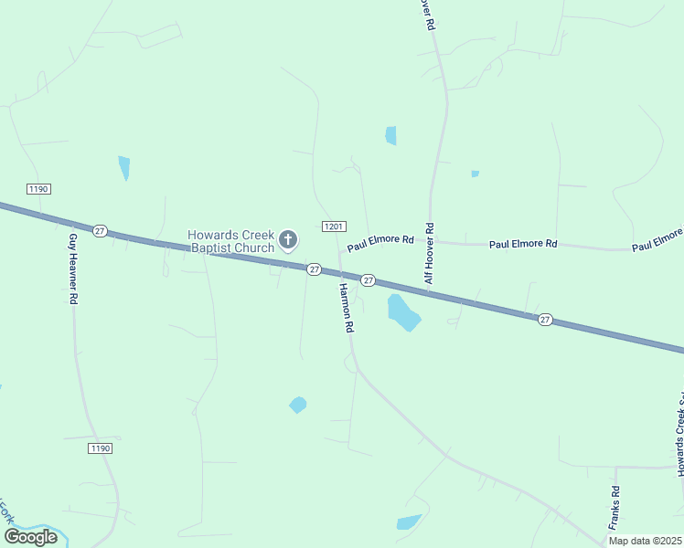 map of restaurants, bars, coffee shops, grocery stores, and more near 4319 West Highway 27 in Lincolnton