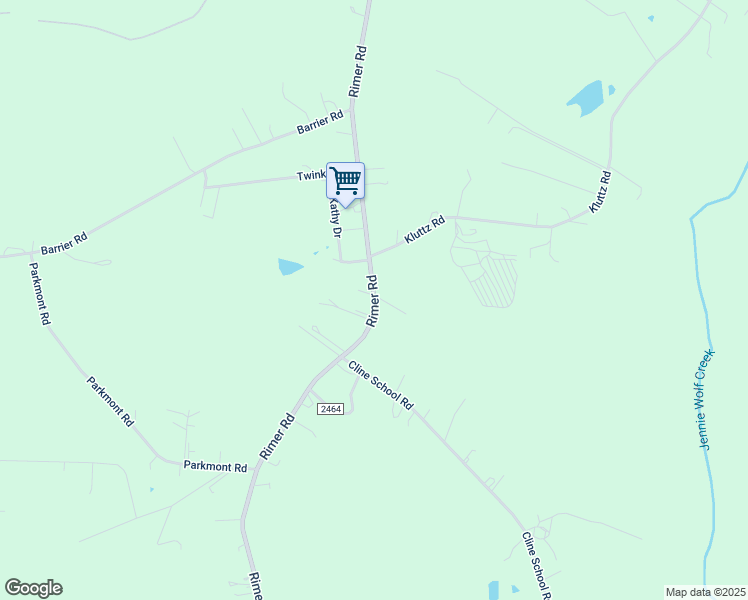 map of restaurants, bars, coffee shops, grocery stores, and more near Rimer Road in Concord