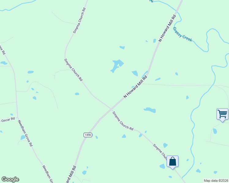 map of restaurants, bars, coffee shops, grocery stores, and more near 1800 North Howard Mill Road in Robbins