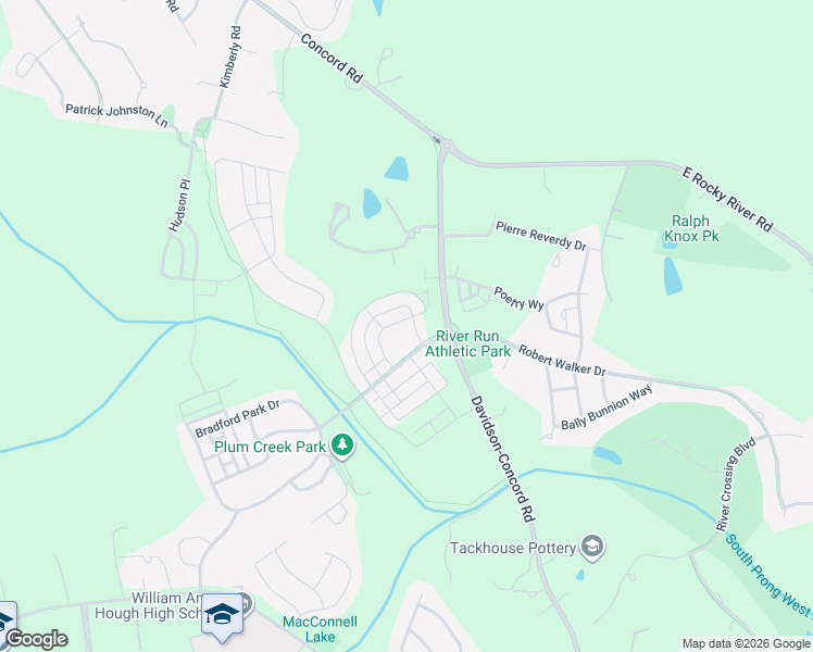 map of restaurants, bars, coffee shops, grocery stores, and more near 19840 Elise Caroline Alley in Davidson