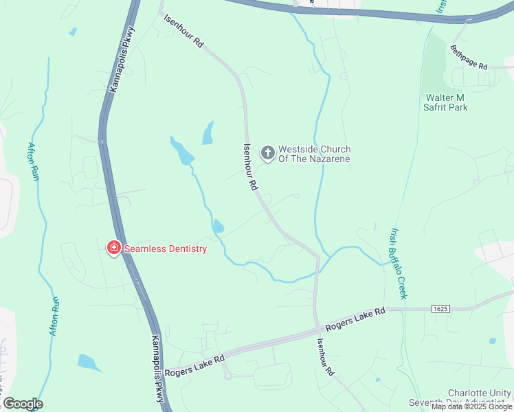 map of restaurants, bars, coffee shops, grocery stores, and more near 4611 Isenhour Road in Kannapolis