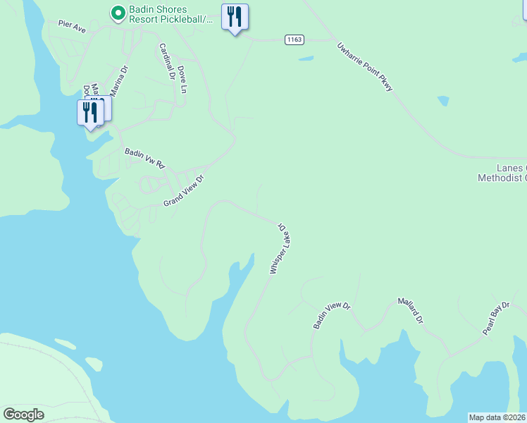 map of restaurants, bars, coffee shops, grocery stores, and more near 108 CHERSONESE CT in New London