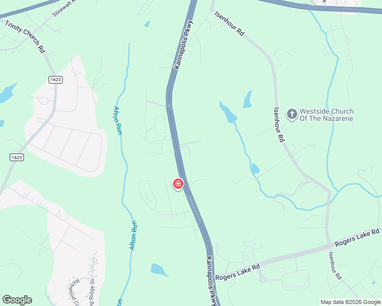 map of restaurants, bars, coffee shops, grocery stores, and more near 4716 Kannapolis Pkwy in Kannapolis