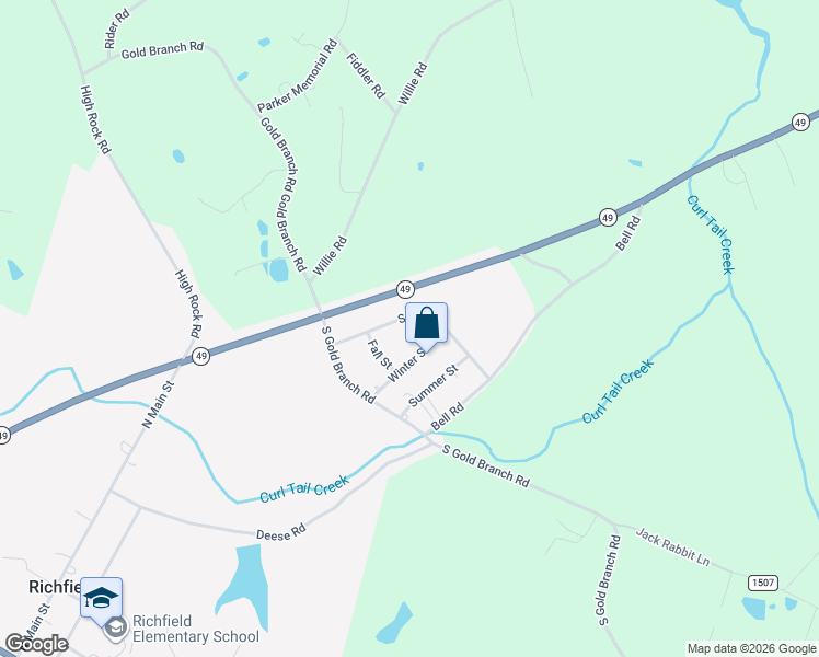 map of restaurants, bars, coffee shops, grocery stores, and more near 211 Winter Street in Richfield