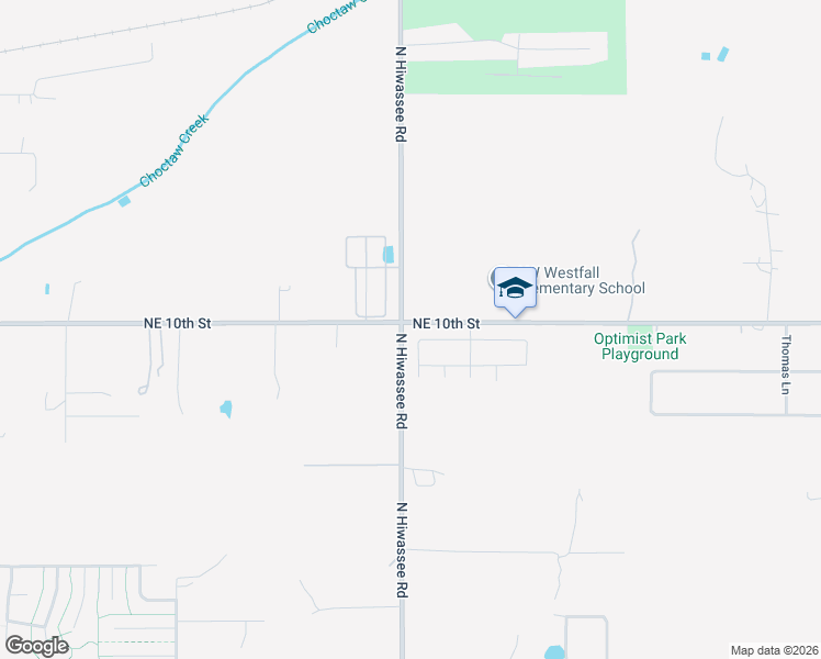 map of restaurants, bars, coffee shops, grocery stores, and more near 897-999 North Hiwassee Road in Choctaw