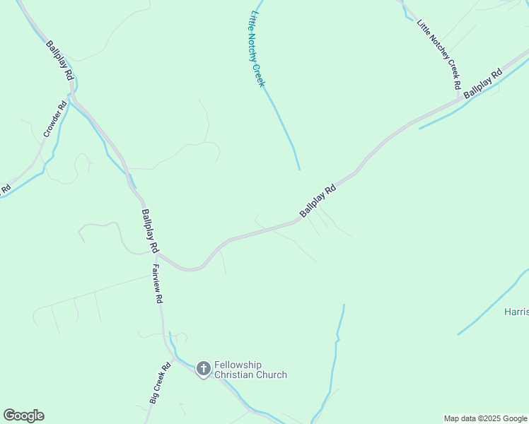 map of restaurants, bars, coffee shops, grocery stores, and more near 2185 Ballplay Road in Madisonville
