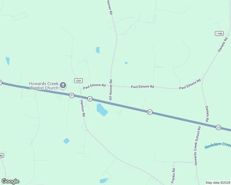 map of restaurants, bars, coffee shops, grocery stores, and more near 2944 West 27 Highway in Lincoln County