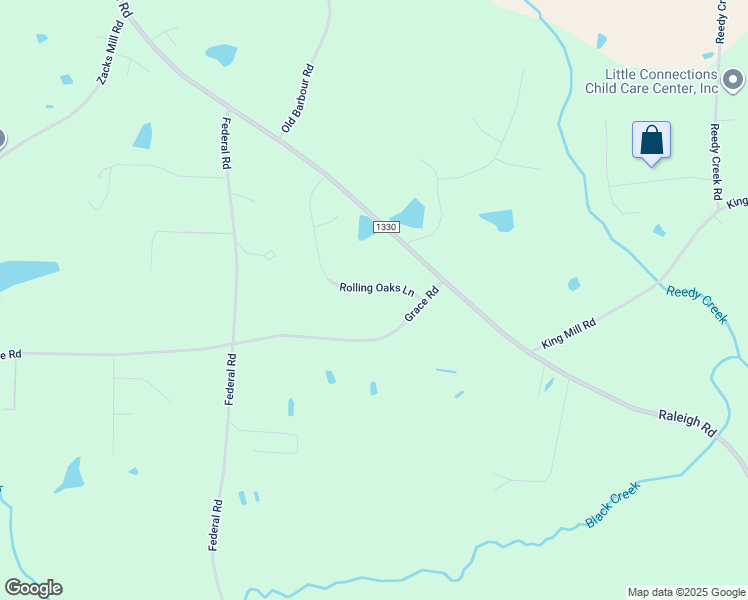 map of restaurants, bars, coffee shops, grocery stores, and more near 260 Rolling Oaks Lane in Benson