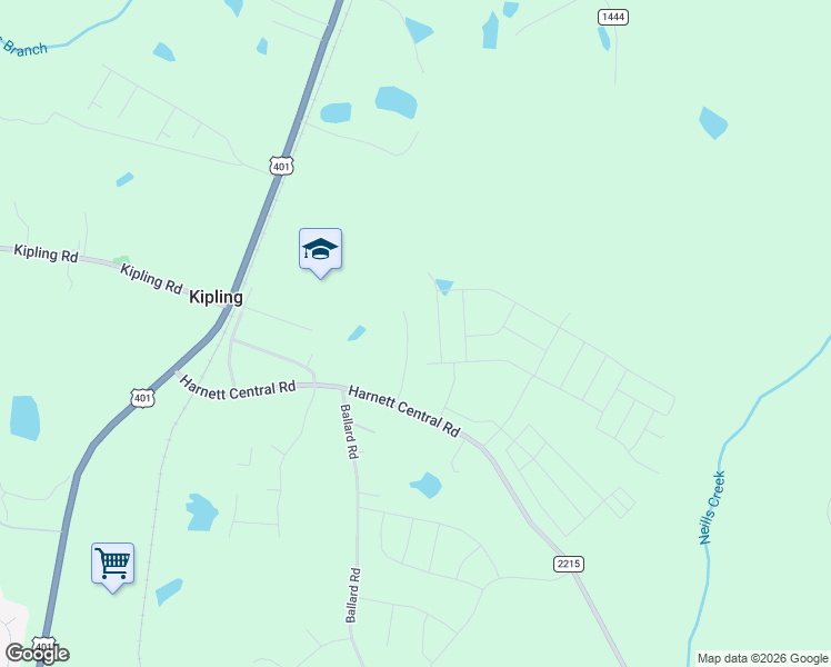 map of restaurants, bars, coffee shops, grocery stores, and more near 178 Tasha Lane in Fuquay-Varina
