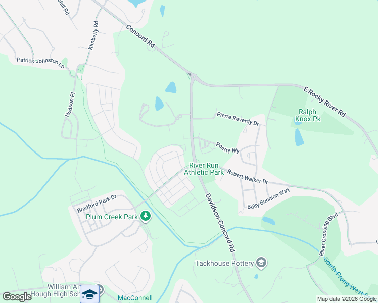 map of restaurants, bars, coffee shops, grocery stores, and more near 19850 Davidson-Concord Road in Davidson
