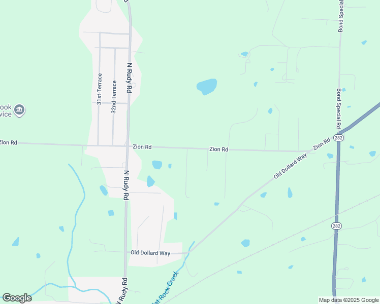 map of restaurants, bars, coffee shops, grocery stores, and more near 3706 Zion Road in Van Buren