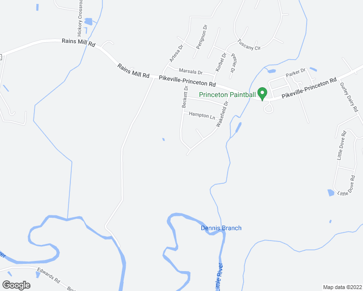 map of restaurants, bars, coffee shops, grocery stores, and more near 315 Beckett Drive in Princeton