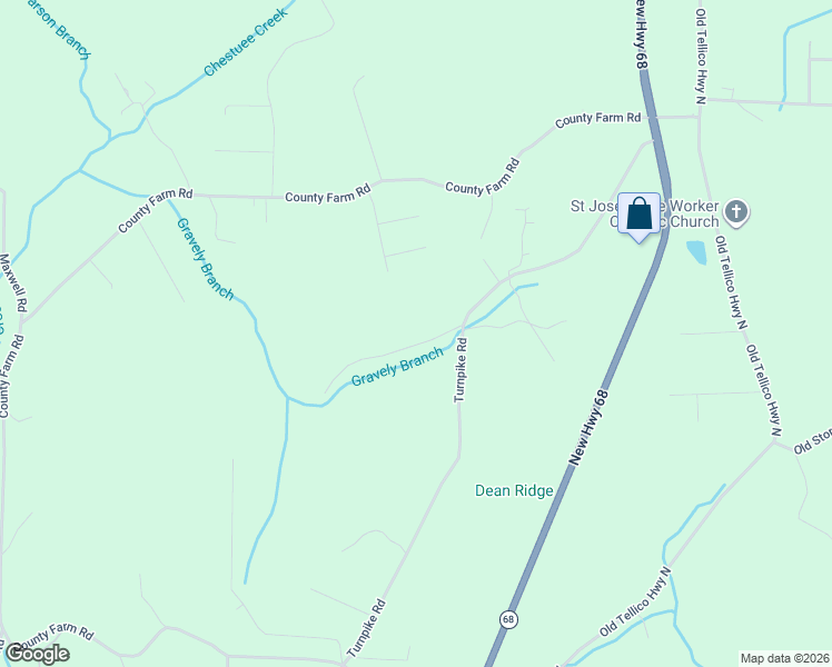 map of restaurants, bars, coffee shops, grocery stores, and more near 130 Hunters Ridge in Madisonville