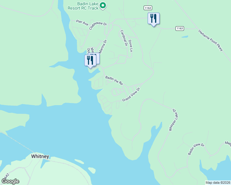 map of restaurants, bars, coffee shops, grocery stores, and more near 138 Eagle Drive in New London
