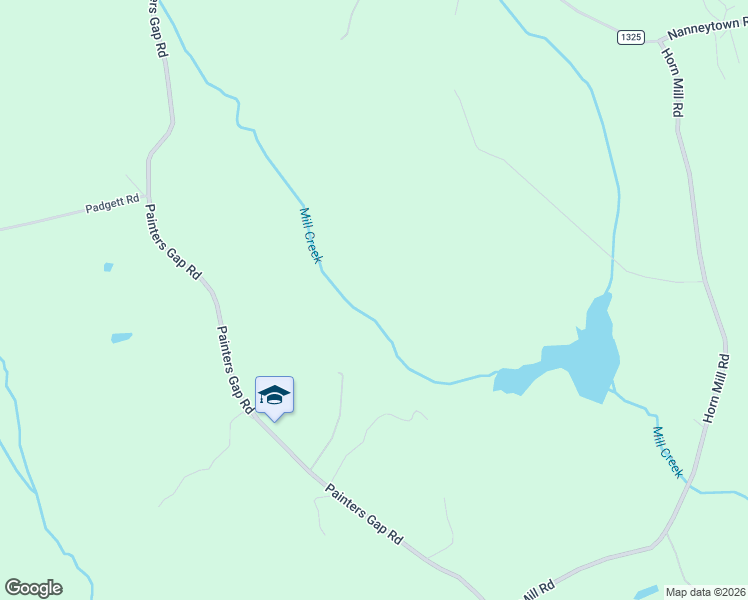 map of restaurants, bars, coffee shops, grocery stores, and more near 256 Shallow Creek Trail in Union Mills