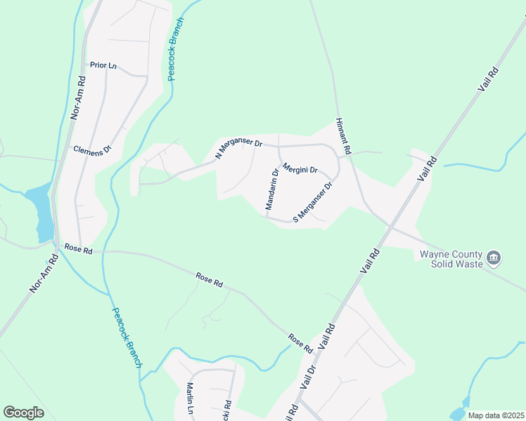 map of restaurants, bars, coffee shops, grocery stores, and more near South Merganser Drive in Pikeville
