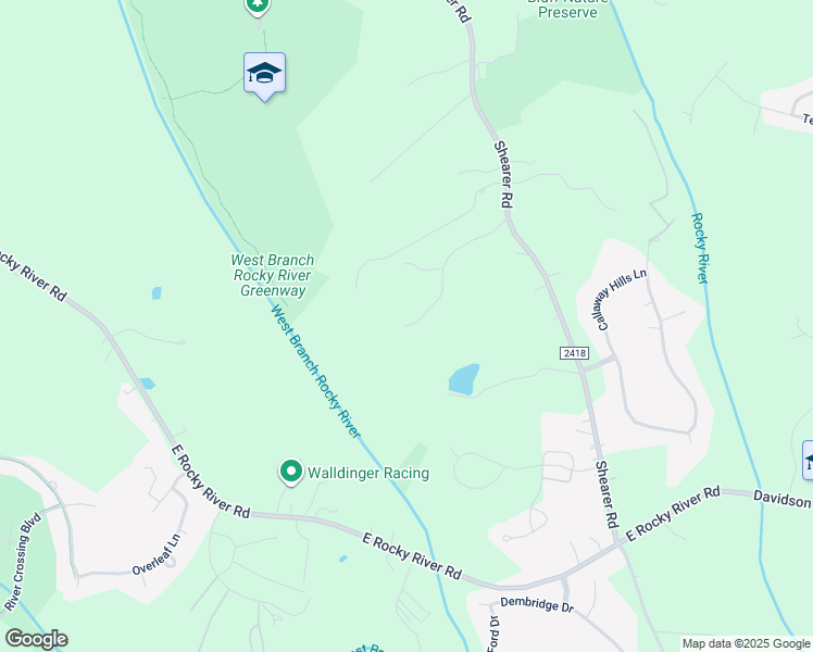 map of restaurants, bars, coffee shops, grocery stores, and more near 100 North Main Street in Davidson
