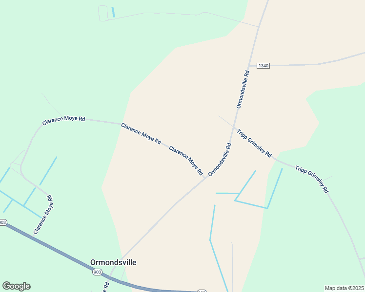 map of restaurants, bars, coffee shops, grocery stores, and more near 1459 Clarence Moye Road in Ayden