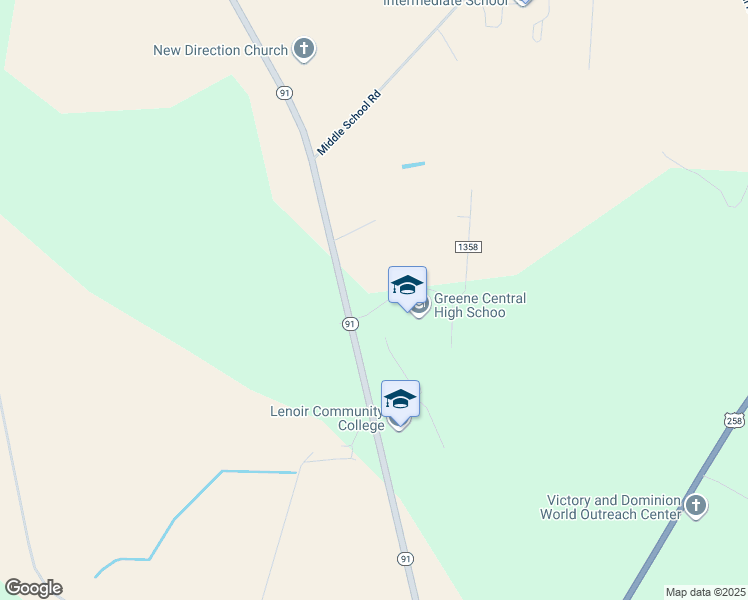 map of restaurants, bars, coffee shops, grocery stores, and more near 83 School Drive in Snow Hill