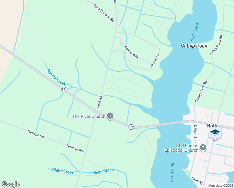 map of restaurants, bars, coffee shops, grocery stores, and more near Bridgewater South Drive in Bath