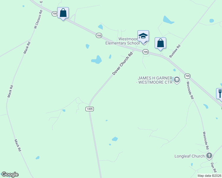 map of restaurants, bars, coffee shops, grocery stores, and more near in Westmoore