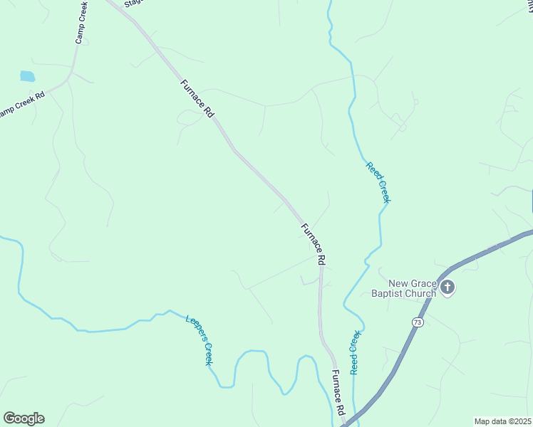 map of restaurants, bars, coffee shops, grocery stores, and more near 539 Furnace Road in Iron Station