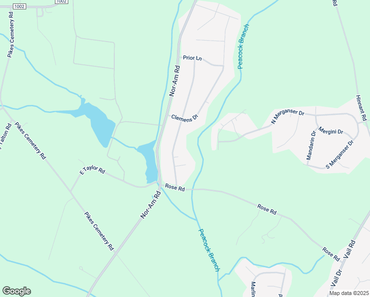 map of restaurants, bars, coffee shops, grocery stores, and more near 206 Maddux Drive in Pikeville