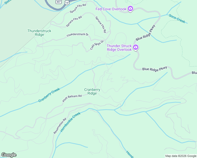 map of restaurants, bars, coffee shops, grocery stores, and more near 101-3 Branch Falls Trail in Sylva