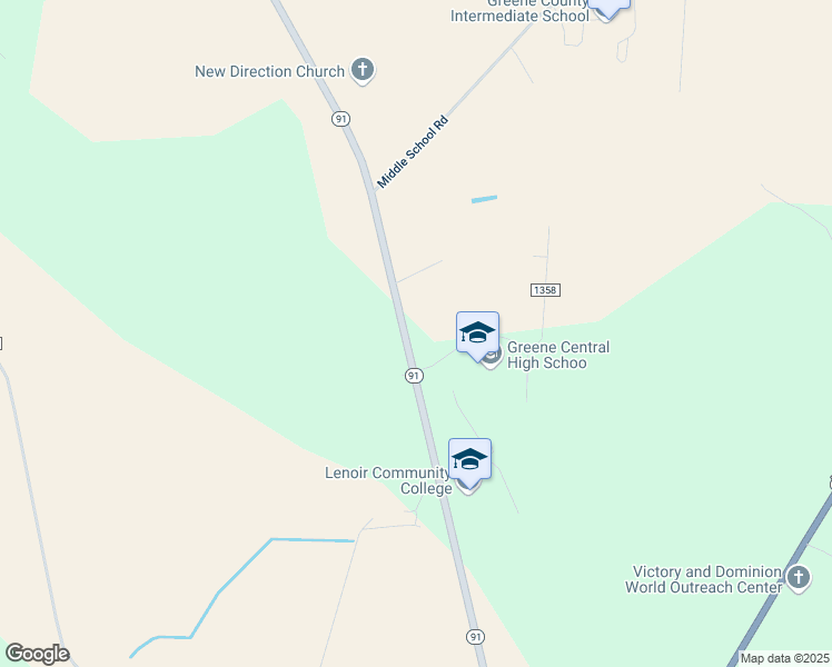 map of restaurants, bars, coffee shops, grocery stores, and more near 1196 North Carolina 91 in Snow Hill