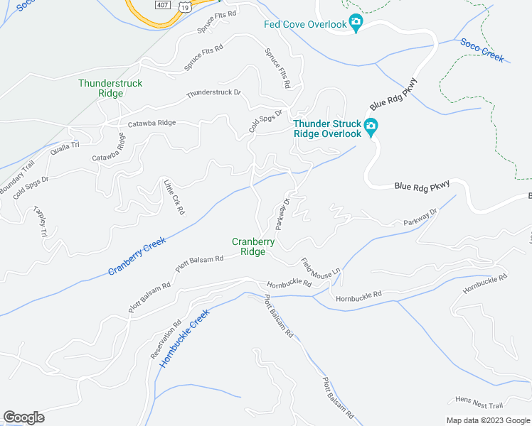 map of restaurants, bars, coffee shops, grocery stores, and more near 101-3 Branch Falls Trail in Sylva