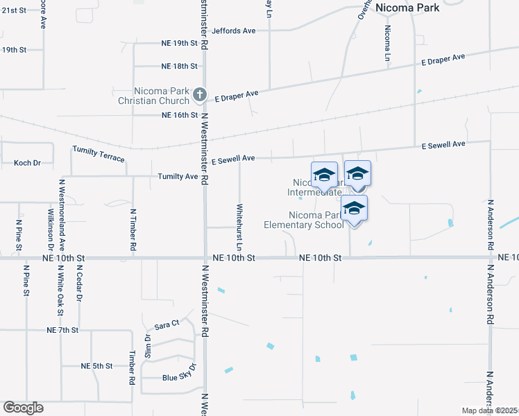 map of restaurants, bars, coffee shops, grocery stores, and more near 1300 Whitehurst Lane in Choctaw
